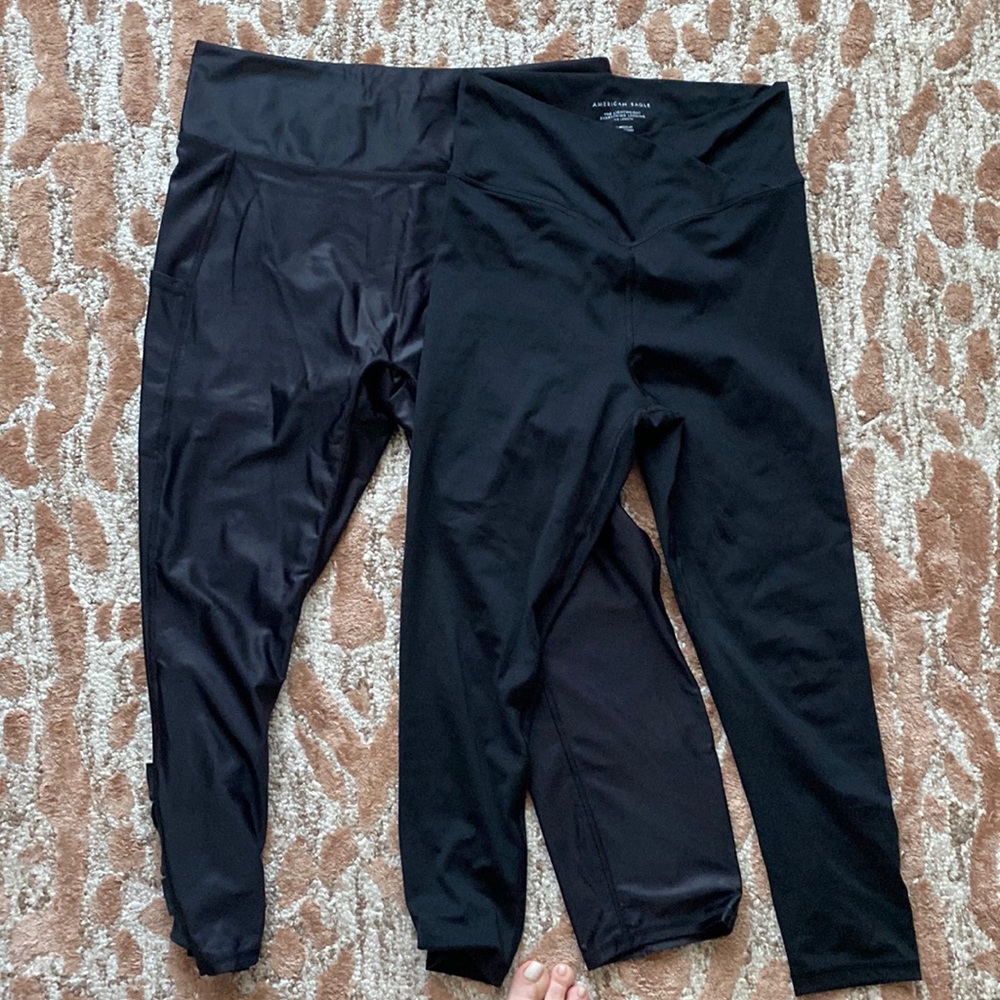 American Eagle and Zuda leggings. Daughter wore once!